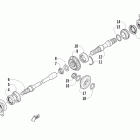 366 4Х4 Вторичный привод в сборе