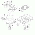 550s EFI Масляный насос и фильтр