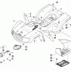 90 Utility Body panel and headlight assembly