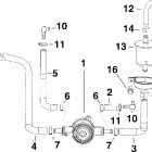 E115DSLSCR Fuel lift pump & filter