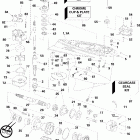 E115FPLSDS Gearcase - pl, sl models