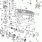 E200DHLSOC Gearcase - hl, hx  models (l type)