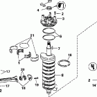 E250FCXSNF Ficht RAM Injection, 25 in., White, Counter Rotation Коленвал и поршни