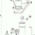 E40DELSOR Trim & tilt hydraulic assembly