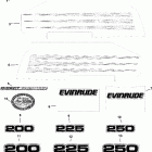 E200FCXSRB Decals  - white models