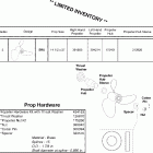 E200FCXSOE Stainless steel srx propellers & hardware v6 & v8 gearca...