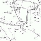 E10EL4SID 4-stroke, elec start, remote, 20 in shaft Нижний кожух двигателя