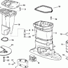 E150FPLSIF FFI, elec start, TNT, 20 in shaft Кожух Выхлопа