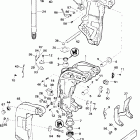 J200WPXSIF commercial, elec start, TNT, 25 in shaft Stern & swivel bracket