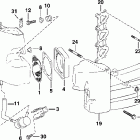 E40PL4SIR 4-Stroke, Elec Start, TNT, 20 IN. shaft Впускной коллектор