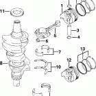 E25EL4SIC 4-Stroke, Elec. Start, 20 IN. shaft Коленвал