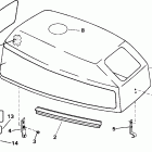 J10EVLSIC elec start, 20 in shaft, wht Капот