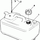 E10EL4SID 4-stroke, elec start, remote, 20 in shaft Топливный бак