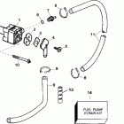 E10EL4SID 4-stroke, elec start, remote, 20 in shaft Насос топливный