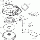 E10EL4SID 4-stroke, elec start, remote, 20 in shaft Ручной стартер