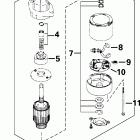 E40PL4SIR 4-Stroke, Elec Start, TNT, 20 IN. shaft Стартер
