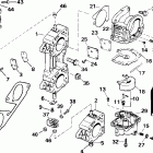 J200WPXSIF commercial, elec start, TNT, 25 in shaft Carburetor & linkage