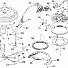 J25RSID rope start, tiller, 15 in shaft Зажигание
