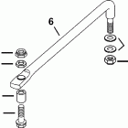 J35PL3SSB 3 Cyl, Elec. Start, TNT, 20 IN. shaft Steering link kit 1
