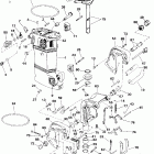 J35PL3SSB 3 Cyl, Elec. Start, TNT, 20 IN. shaft Midsection - manual tilt - a, k, r, rl, e, el, tel