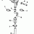 E5RL4SSB 4-Stroke, Rope Start, Tiller, 20 IN. Shaft Насос топливный