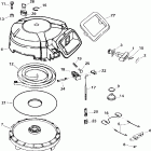 E10EVL4SSS 4-Stroke, Elec. Start, 20 IN shaft, wht Ручной стартер