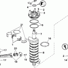 E200FPLSSC FFI, Elec Start, TNT, 20 IN shaft Коленчатый вал & Поршень