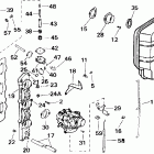 J35PL3SSB 3 Cyl, Elec. Start, TNT, 20 IN. shaft Впускной коллектор и глушитель