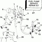 J65WELSSC Commercial, Elec. Start, 20 IN. shaft Топливный насос и фильтр