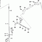 E50PL4SSC 4-Stroke, Elec Start, TNT, 20 IN. shaft Shift rod & lever
