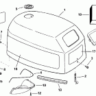 E10EVL4SSS 4-Stroke, Elec. Start, 20 IN shaft, wht Капот