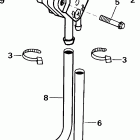 E8R4SSB 4-Stroke, Rope Start, Tiller, 15 IN. shaft Насос топливный