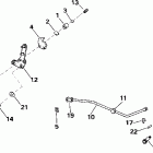 J35PL3SSB 3 Cyl, Elec. Start, TNT, 20 IN. shaft Вал переключения