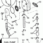 J30RSSR Rope Start, Tiller, 15 IN. shaft Насос топливный