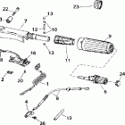 E8R4SSB 4-Stroke, Rope Start, Tiller, 15 IN. shaft Румпель