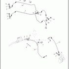 FLFB 1YF9 FAT BOY (2025) BRAKE LINES, FRONT, ABS - FLFB, FLHC, FLSTFI, FXBB, FXBR