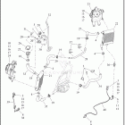 FLHTCUTG 1MAF TRI GLIDE ULTRA (2023) RADIATOR, COOLANT HOSES AND BOTTLE, TWIN-COOLED™