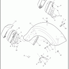 FLTRXSTSE 1TL8 CVO ROAD GLIDE ST (2024) FENDER, REAR