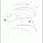 FLTRXST 1ACL ROAD GLIDE ST (2023) CONSOLE, FUEL TANK - FLHXS, FLTRXS, FLHXST AND FLTRXST
