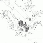 Outlander 330/400 Std 4 X 4 Двигатель и крепление