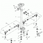 Mini DS 90 4-strokes Steering system 172a-27