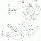 Traxter Max CVT 650 Топливный бак