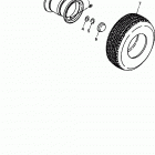 Sarasota 1000 Wheels and tires, rear