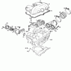 DS 650/DS 650 X Головка цилиндров