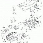 Mini DS 90 4-strokes Body cover, seat 172a-18