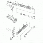 Mini DS 90 4-strokes Camshaft, valve 172a-02