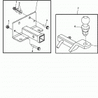 Sarasota 1000 Optional rear hitch, receiver type