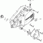 DS 650/DS 650 X Корпус сцепления и вод.помпа