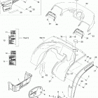 Traxter CVT (500, 650, 650 XT) Кузовные детали 2