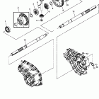 Sarasota 1000 05- differential gear